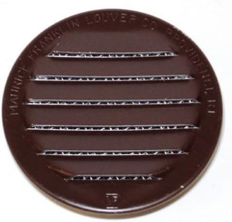 Maurice Franklin LouverRLB-100 2 Mini Louver, Brown, 2 inch