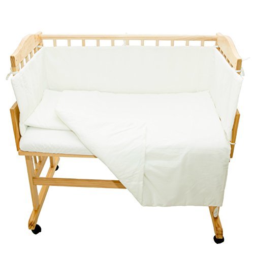 Bed side cot all inclusive 90x40cm, white - BambinoWorld