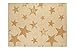 Lorena Canals Vintage Star Rug and Cushion (Mustard)