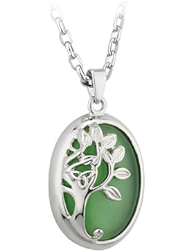 Keltischer Anhänger Baum des Lebens grün mit Kette aus der Tara Kollektion