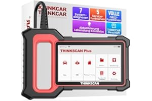 ‎THINKCAR Diagnosegerät Auto, ThinkScan Plus S7 OBD2 Diagnosegerät Mit AutoVIN, 2024 Auto Auslesegerät Mit 5 Servicefunktionen+7 Systemdiagnosen (ABS+SRS+ECM+TCM+BCM+AC+IC) -Lebenslang Kostenlos