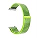 Produktbild Altsommer 4 Farben Armaband 22mm für Samsung Gear S3 Frontier Klettverschluss Nylon Loopback mit Schnellverschluss Armband Gewebtes Uhrenarmband Ersatzarmband fü Damen Herren (Grün)