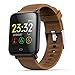 Produktbild P12cheng Gesundheits- und Fitness-Smartwatch, Fitness-Aktivitätstracker, Q9 Sport-Touchscreen, Herzfrequenz, Schlafüberwachung, Fitness-Tracker, Smart-Armband braun
