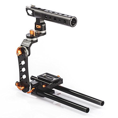 Tarion TA2 Cam  ra vid  o cage en Alliage d aluminium pour tous les appareils photo reflex num  riques Canon 5D2   5D3 et Sony A7S   A7R II   cam  ras GH4 etc 