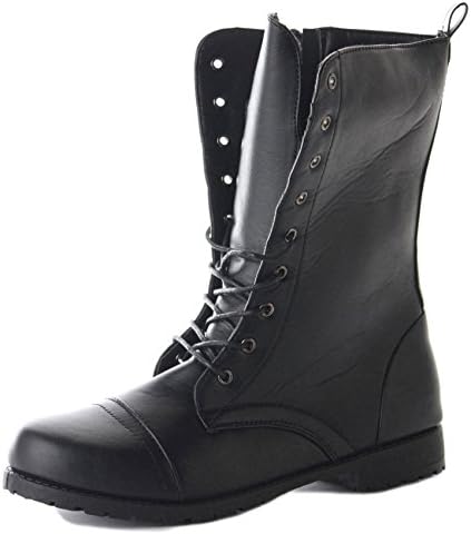 Ladies Womens Girls Low Flat Heel Army Combat Biker Military School College Lace Up Vintage Ankle Boots Size New 3-8