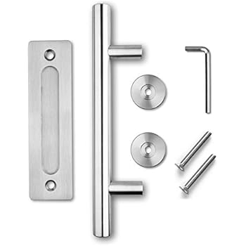 IFOYO Scheunentür-Griffe, Edelstahl-Schiebetürgriffe, Drücker und