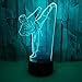Produktbild Schlafzimmer Beleuchtung Dekor Kreative 3D LED Vision Gradienten Karate Tischlampe USB Taekwondo Modellierung Nachtlichter Für Geschenke Kinder