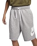 Respirable Nike M NSW He Short Ft Alumni, Hombre, dk Grey Heather/White, M