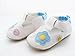 Bigood Baby Toddler PU Leather Shoes Walking Sneaker 13cm Sunflower Blue