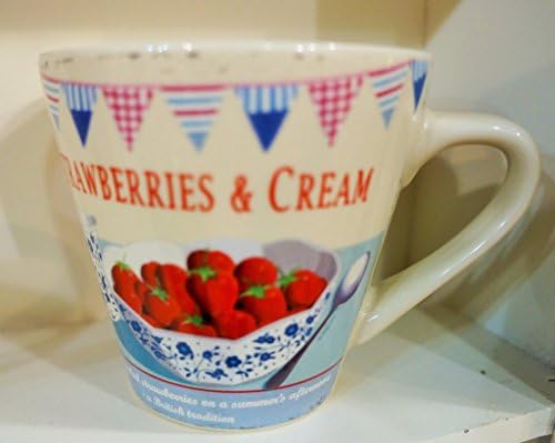 Martin Wiscombe Coffee Break Mug - Strawberries and Cream