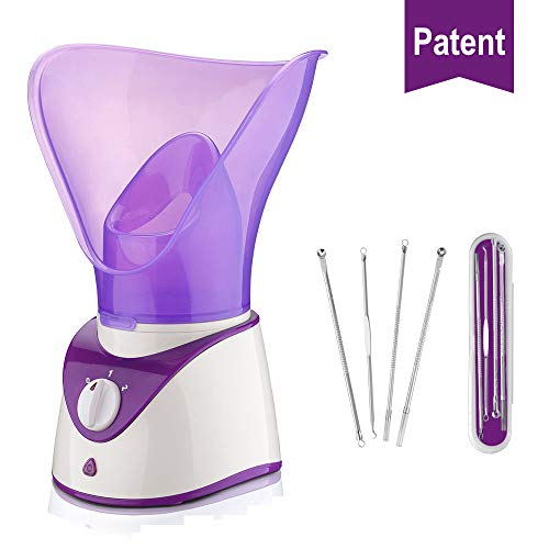 Facial Steamer Sauna Inicio SPA Cálido Niebla Hidratante Poros Cleanse Clear Blackheads Acné Aromaterapia Cuidado de la piel Humidificador Por LUUKMONDE