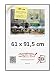 Produktbild 3-B Alu Poster Brushed - Großer Bilderrahmen - mit Antireflex Polyesterglas und Einzelverpackung - Schwarz matt - 61x91,5 cm