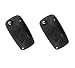 Produktbild Jurmann® 2x Fiat Schlüssel Gehäuse Fernbedienung Klappschlüssel Schwarz KS07A FIAT 500 Bravo II Croma Doblo Ducato Fiorino Freemont Grande Punto Idea Linea Palio Panda Punto Evo Qubo Scudo Sedici Stilo Strada Ulysse
