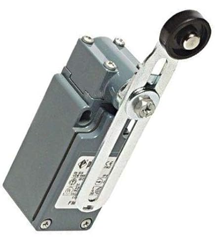 Produktbild von PIZZATO FR 555-M2 Endschalter – Verstellbarer Hebel, Rolle Ø20mm, 10A, IP67 – Für Industrie & Automation