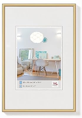 Walther KV015B New Lifestyle Cadre photo en plastique, or, 20 x 30 cm