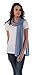 BambooMama Bamboo Breastfeeding Scarf - Sky Blue - Discreet Nursing Cover And Scarf In One - The Ideal Gift For A New Mother