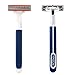 3 Blades Razor System for Man Shaving, 1 Handle + 10 Cartridges