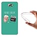 Produktbild WoowCase Huawei Y6 II Compact Hülle, Handyhülle Silikon für [ Huawei Y6 II Compact ] Friends Forever Popcorn und Filme Handytasche Handy Cover Case Schutzhülle Flexible TPU - Transparent