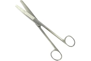 DOCLOGE Cisaux Mousse Boue Rond Usage médicale Professionnel ou Domestique 14 cm INOX