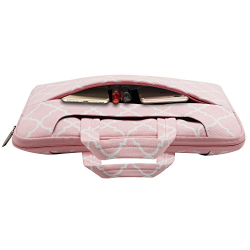MOSISO Notebooktasche f  r 13-13 3 Zoll MacBook Pro  MacBook Air  Notebook Computer Quatrefoil Stil Laptop Schultertasche Sleeve H  lle Umh  ngetasche