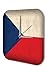 Produktbild Wanduhr Welt Reise Tschechien Flagge Wand Deko Uhr Vintage Retro