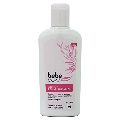 Bebe more Sensitive Reinigungsmilch – entfernt wasserfestes Make-up – 3x 200 ml - 2