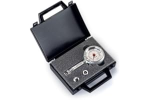 FLAIG Reifendruckprüfer Reifendruckmesser 0-4 bar im Koffer Set mit 3 Anschlüssen