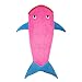 Amigo Global Mermaid Tail Shark Blanket Sleeping Bag For Kids and Teen Hot Sale - Pink Shark