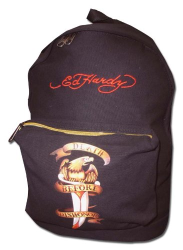 Preisvergleich Produktbild ED HARDY Backpack Adler schwarz