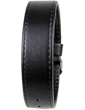 Casio Ersatzband Uhrenarmband Durchzugsband Leder schwarz 20mm BG-141 F-142