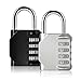 Blingco Kombination Vorhängeschloss Schloss 4 Digit Zahlenschloss für Schule, Dateien, Koffer, Toolbox, Schrank & Lagerung, Outdoor Travel, Gepäck, Anti Rust Stehlen (2 Packs)