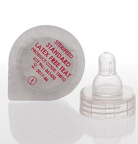 Sterifeed Latex Free Sterile Baby Teat, Standard, Pack of 10