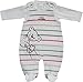 Schnizler Unisex Baby Footies -  White - 0-3 Months
