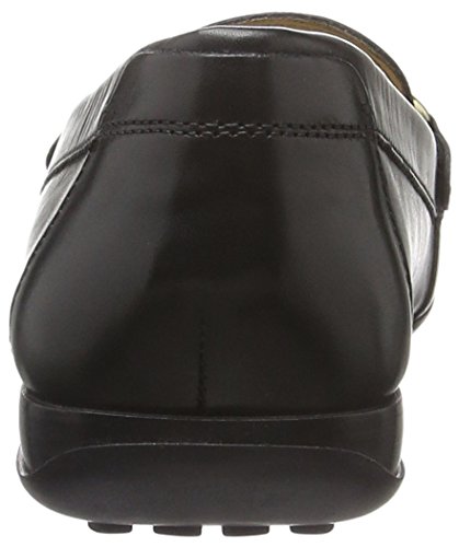 Geox Donna Euxo, Mocasines para Mujer, Negro (BLACKC9999), 35 EU