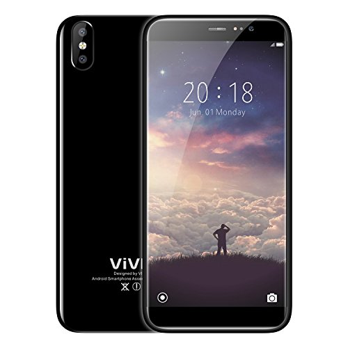 Cellulari in offerta, VIVK R8 5.72 Pollici Dual Sim Smartphone Android, Fotocamera (5MP + 8MP) e 16GB Memoria Interna, IPS Infinity Display HD+ 1440x720 pixel, WIFI, GPS - Nero