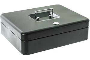 Profirst Pistolenkassette ETA Qualitäts-Stahlblech Zylinderschloss 2 Schlüssel Schaumstoffeinlage separat versperrbares Extrafach im Inneren