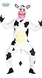 Kuh Kostüm für Erwachsene Herren Tierkostüm Damen Karneval Fasching Rind Tier Bullen Gr M/L, Größe:M/L