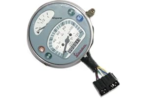 AEspares Velocímetro VESPA LML STELLA PX Lusso 80, 125, 150, 200, 120KMPH- 80MPH GRIS