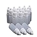 Produktbild Leisial™ 50 Stücke 10ML Tropfflaschen Kunststoff Liquid Flasche für Augentropfen (Flasche + Tropfdeckel + Deckel)