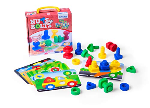 Miniland 45303 Écrous et boulons Multicolore