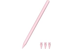 LPUNCD Pencil 2.ª generación para iPad (2018-2024), Lápiz para iPad con Carga Rápida Palm Rejection Sensibilidad de inclinación, Lápiz Capacitivo para iPad Pro M4/Air M2, iPad/iPad Pro/iPad
