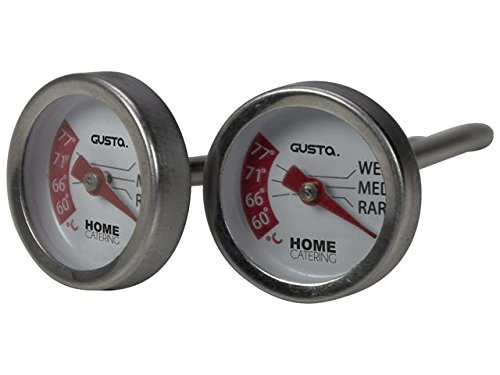Mini-Fleischthermometer, 2teilig, Edelstahl
