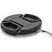 iGadgitz Xtra 82mm Centre Pinch Snap-On Front Lens Hood Cap Cover with Cord for Canon SLR & DSLR Camera Lenses RS.1524.00