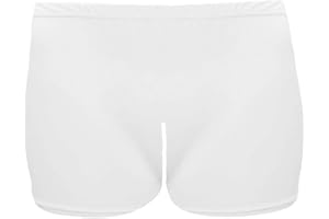 janisramone Girls Kids New Plain Microfiber Hot Pants Stretchy School Gymnastics Dance Gym Shorts 3-13 Years