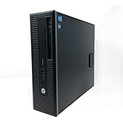 HP ProDesk 600 G1 SFF - Ordenador de sobremesa (Intel Core I5-4570 3.2 GHz, 8GB de RAM, Disco HDD 500GB, Lector DVD, Windows 10 Pro) Negro (Reacondicionado)