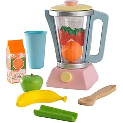 KidKraft 63377 Ensemble smoothie avec accessoires pour cuisine pour enfant Couleurs pastel