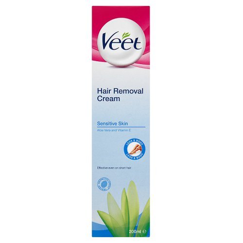Veet Hair Removal Cream for Sensitive Skin, 200 ml