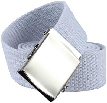 YEHMAN Canvas Military-Style Tactital unisex waist Belt ajustable army outdoor style 120 cm long 3.5cm wide automatic buckle