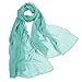 Bbonlinedress Schal Chiffon Stola Scarves in verschiedenen Farben Turquoise 190cmX70cm