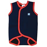 Splash About Baby Wrap Neoprene Wetsuit - Navy Blue, Large, 18-30 Months